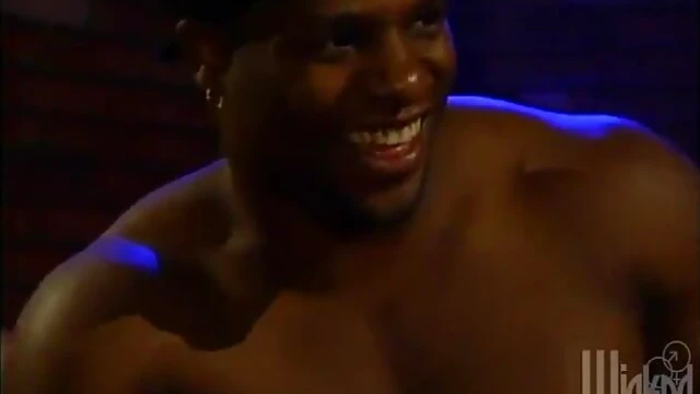 Passionate Ebony Threesome Where She Gets DPe'd by Two Men