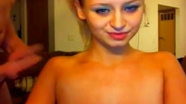 Blonde Tempts College Boys With Cock Teasing & Wet Pussy Orgy Sessions