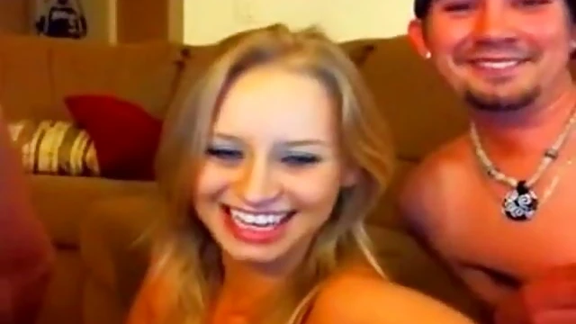 Blonde Tempts College Boys With Cock Teasing & Wet Pussy Orgy Sessions