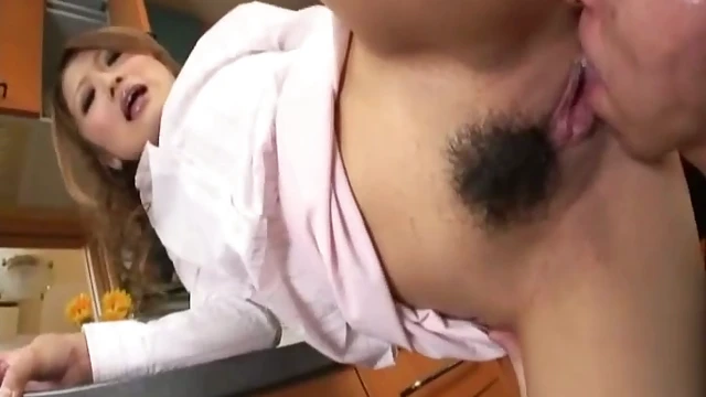 Japanese MILF Gives Double Blowjob Before Getting Fucked Hardly Twice