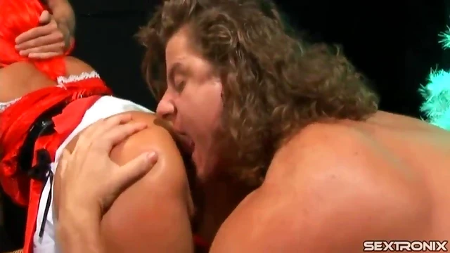 Blazing Redhead Orgasms Wildly Under Hardcore Double Penetration Threesome