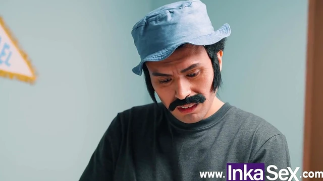 Don Panzón Gets His Rent Collected by Eating Cholondrina’s Ham Sandwich Hard