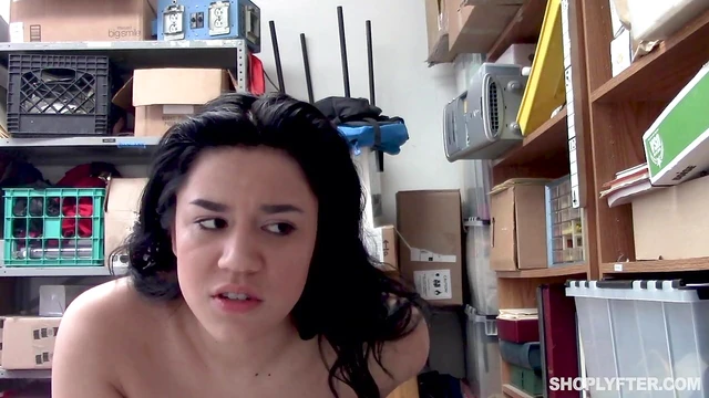 Monica Sage Gets Caught Sucking Fat Cock at Work for Hot Sex