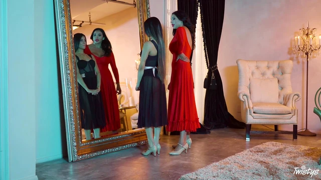 Lesbian Duo Missy Martinez Pleasures Each Other for Steamy Night Together