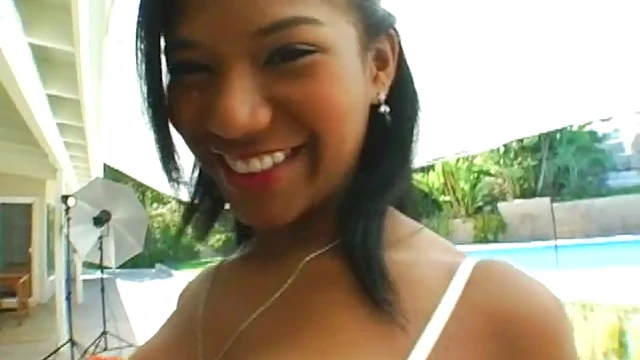 Ebony Teen Emy Reyes Smiles With Cum-Filled Mouth After Hot Blowjob