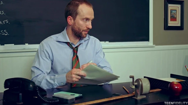 Busty Teen Learns Hot Sex Tricks from Her Experienced Teacher