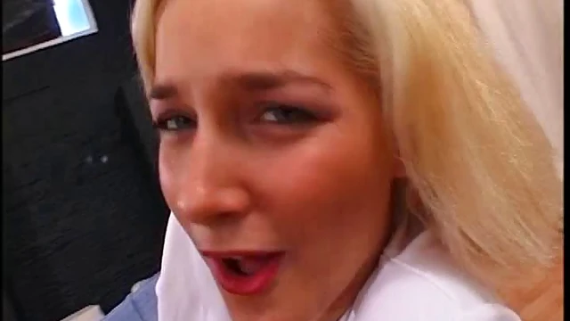 Ellie Loves DP Action & Gives Blowjob Before Swallowing Cum