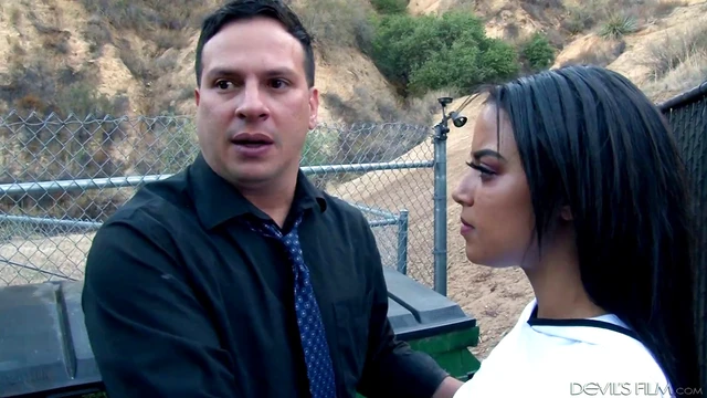 Sexy Maya Bijou Gets Attacked by Hot Hunk Who Craves Her Pussy Hardness