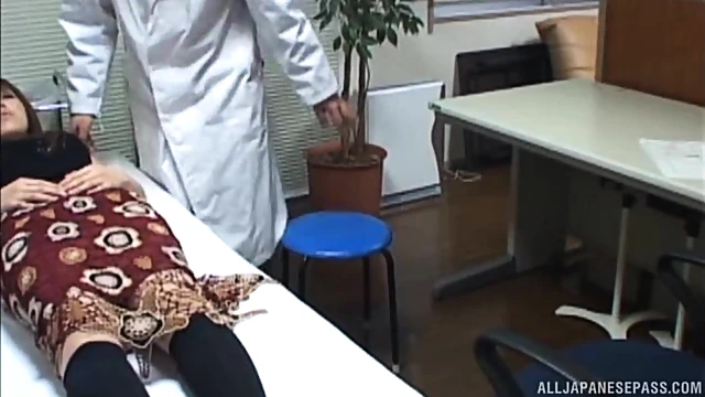 Doctor Seduced By Her Purple Satin Panties Leads To Passionate Sex Act