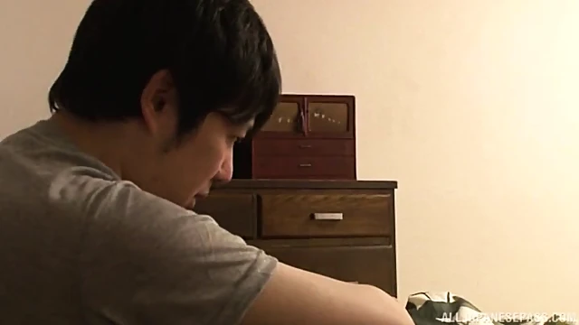 Yagi Michika Tempted Into Slurping Long Fat Cock With Passionate Skill