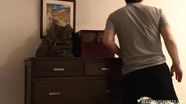 Yagi Michika Tempted Into Slurping Long Fat Cock With Passionate Skill