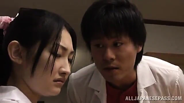 Azumi Mizushima Blindfolded & Sucking Hard Cock At Home Dinner Table