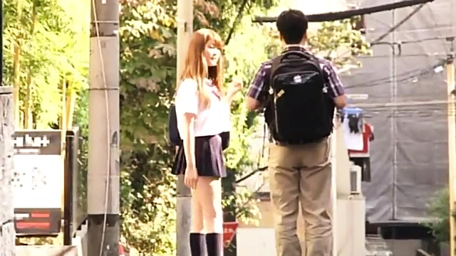 Seductive Busty Japanese Girl Delivers Hot Fuck With Her Cute Boyfriend