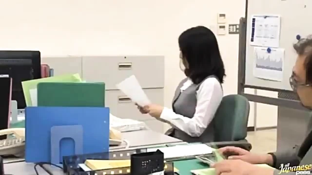 Asian Office Lady Gets Fucked By Three Guys In Tight Elevator Space