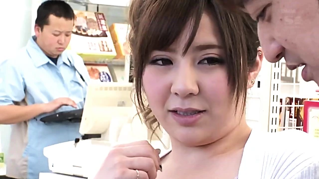 Sexy Ran Niyama Gets Surprised By Man's Cock At Supermarket Checkout