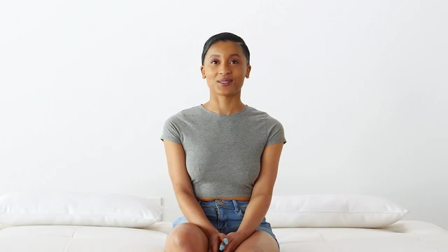 Alyssa's Short Hair Flips Up As She Bends Over For Hard Rear Entry Sex