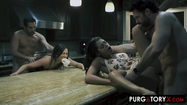 PurgatoryX: Wife Seduced by Stranger While Hubby Watches Silent