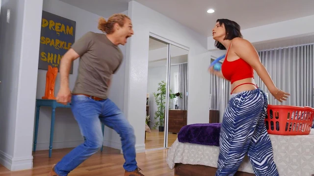 Sexy Curvy Latina Moans Loudly While Riding Stiff Manhood Deep