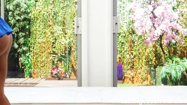 Irresistible Busty Alyson Seduces Muscular Black Guy for Steamy Sex