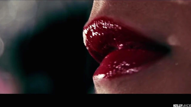 Monica Sage's Vibrant Makeup Enhances Her Sloppy Blowjob POV Action