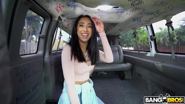 Stunning Kiarra Nava Gets Wildly Fucked In The Van's Backseat