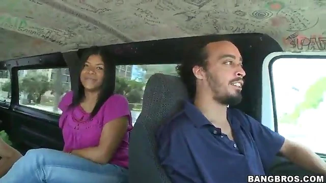 Sexy Latina Gets Picked Up By Bang Bus And Gives Incredible Blowjob
