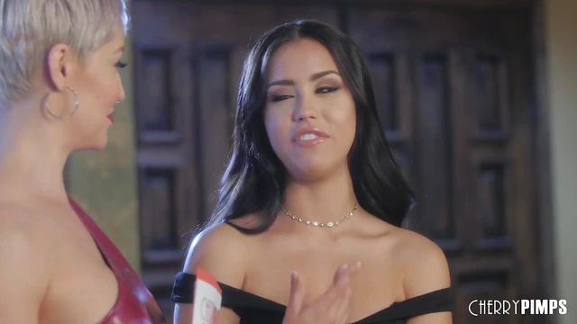 Sizzling Duo Alina Lopez & Friend Slowly Strip Down Together for Seduction