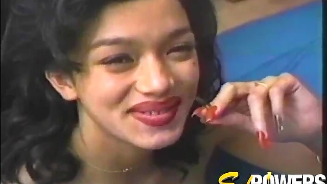 Sizzling Latina Brunette Takes Hard Cock Deep In Mouth & Pussy