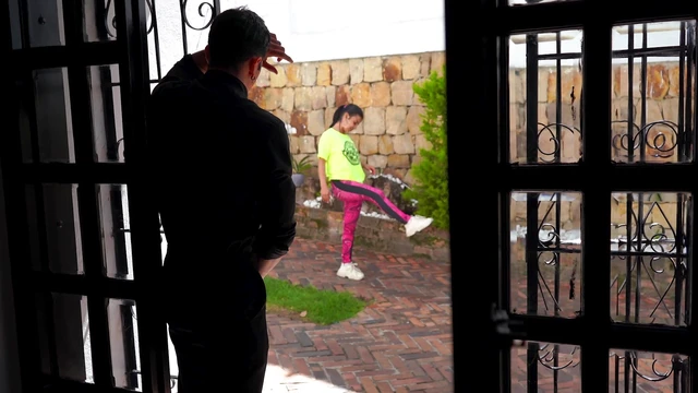 Hot Chick Lola Canales Outdoor Threesome Adventure with Her Man's Dick