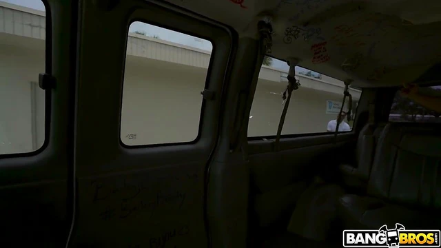 Amateur MILF Rose Monroe Gets Wildly Fucked Inside Van Backseat