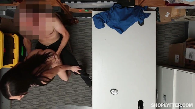 Seductive Thief Tory Bellamy Gets Punished By A Dominant Security Guard