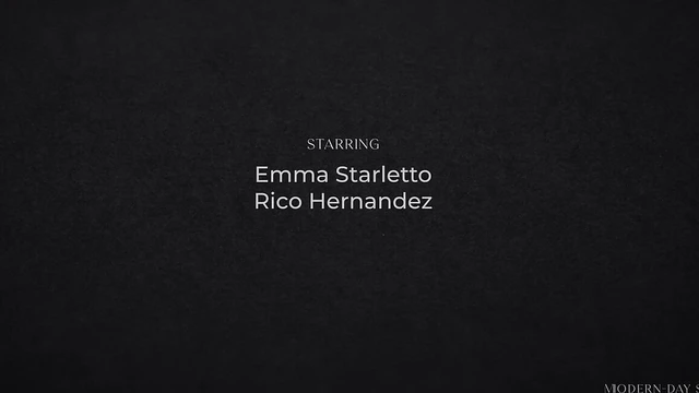 Blonde Bombshell Emma Starletto Rides Dildo While Crowd Watches Live Action Show