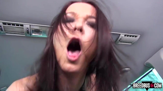 Sexy Brunette Francys Belle Gets Fucked by Stranger Inside Van