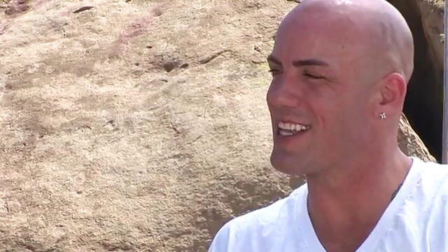 Tattooed Bald Stud Thrills Flamboyant Chick with Desert Sex Adventure