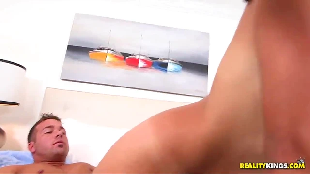 Sated After Hardcore Sex She Enjoys Relaxing Skinny Dip by Poolside