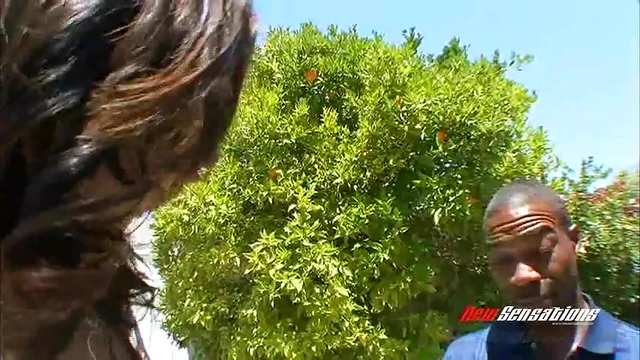 Hungry Interracial Slut Takes Big Black Cock Deep