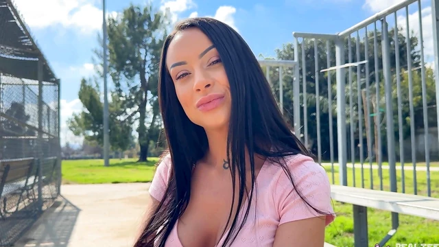 Cara Mella Seduces Lover with Hot Blowjob Before Sexy Encounter