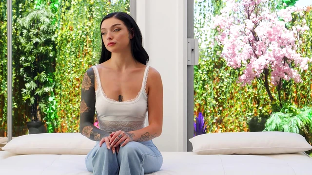 Seductive Brunette Violet Gives Sexy Blowjob Before Hot Sex Action