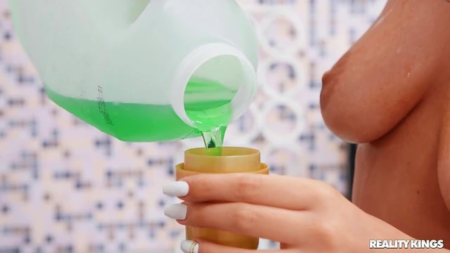 Sexy Oiled Latina Jennifer Moans Loudly During Passionate Sex Act