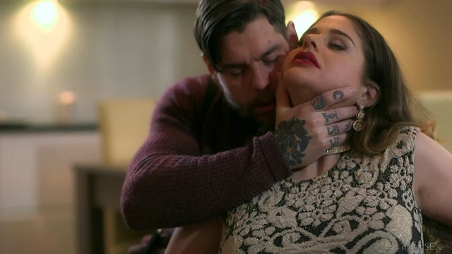 Sizzling Brunette Enjoys Big Cock Jammed Deep Into Her Tight Pussy