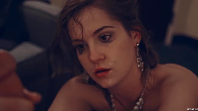 Passionate Brunette Gets Fingers Down Throat Before Steamy Sex Act