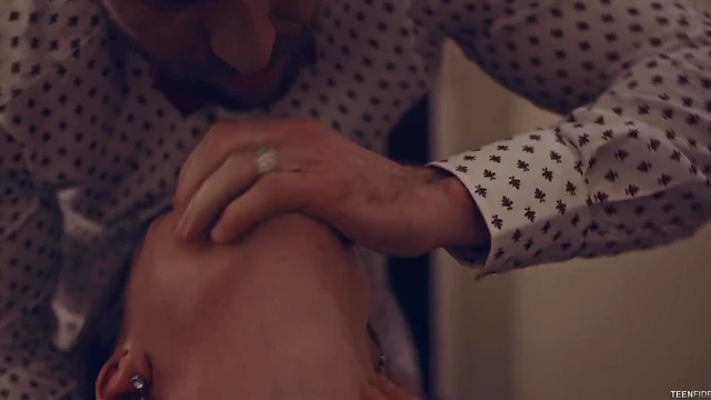 Passionate Brunette Gets Fingers Down Throat Before Steamy Sex Act