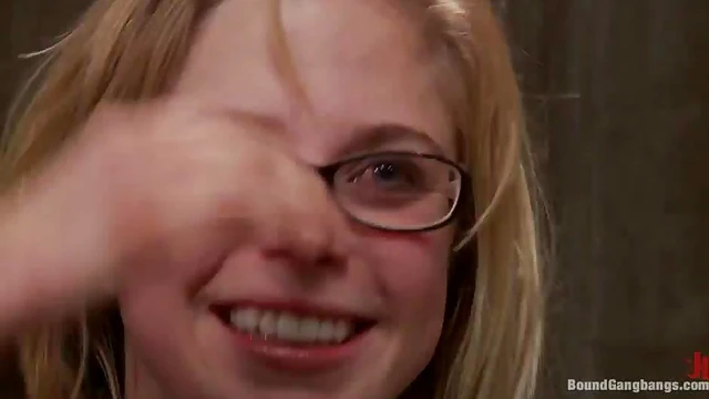 Blonde Beauty Seized & Gangbanged Hard By Lustful Cops For Thrills