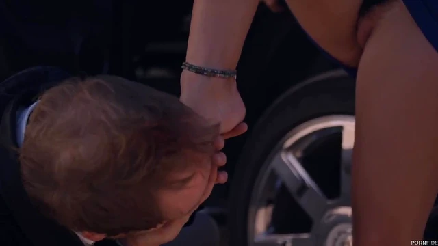 Seductive Brunette With Sexy Ass Gets Fucked By Stranger Hardly