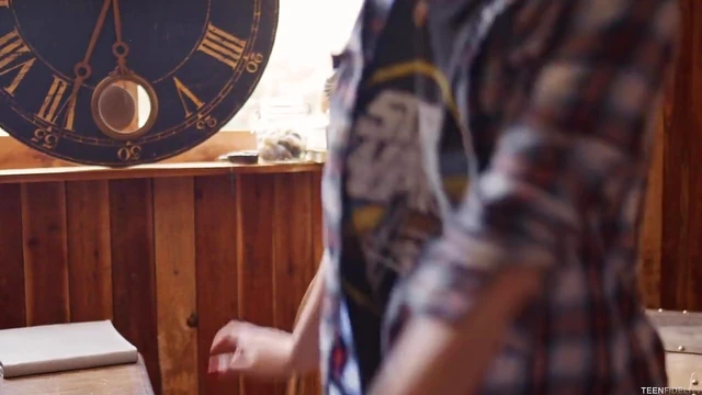 Bookish Nerd's Hairy Bush Fucked Passionately by Hung Stud