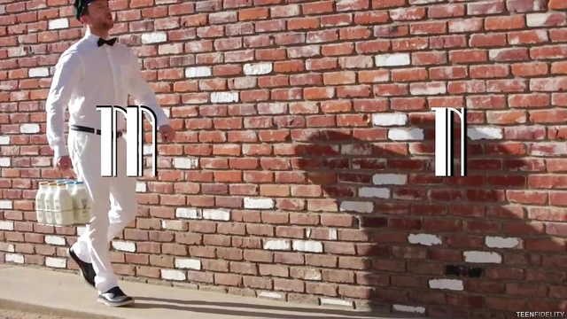 Curvy Slut Invites Milkman into Shower for Wild Passionate Fuckathon