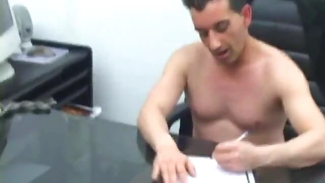 Blonde Office Chick Gets Hardly Penetrated by Boss's Big Cock