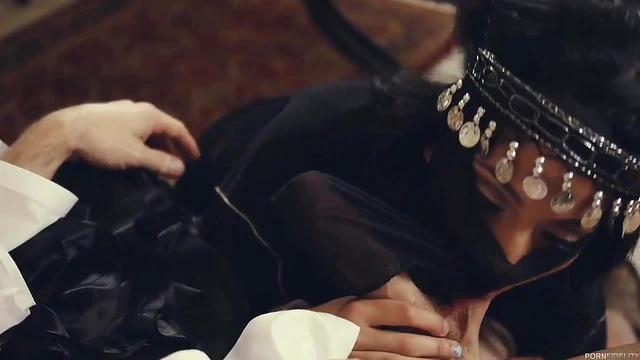 Sultry Arab Beauty Deep-Throats & Rides Her Master’s Hard Cock Vigorously