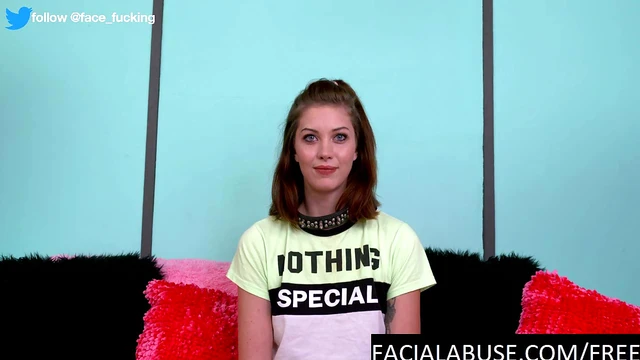 Seductive Brunette Gets Her Tonsils Fucked Deeply by Skillful Lover