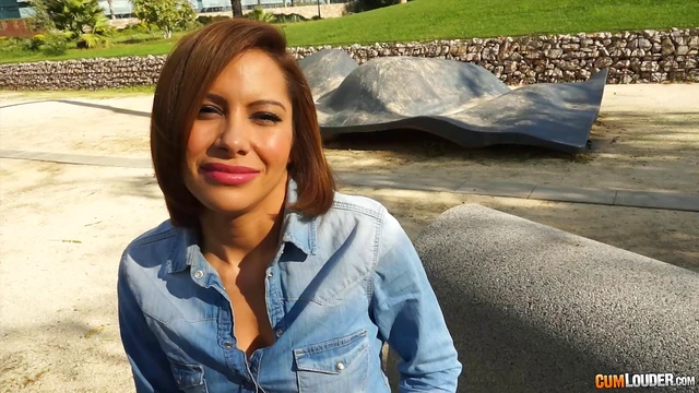 Sensual Brunette Chick Savors Doggy Style Penetration Blissfully